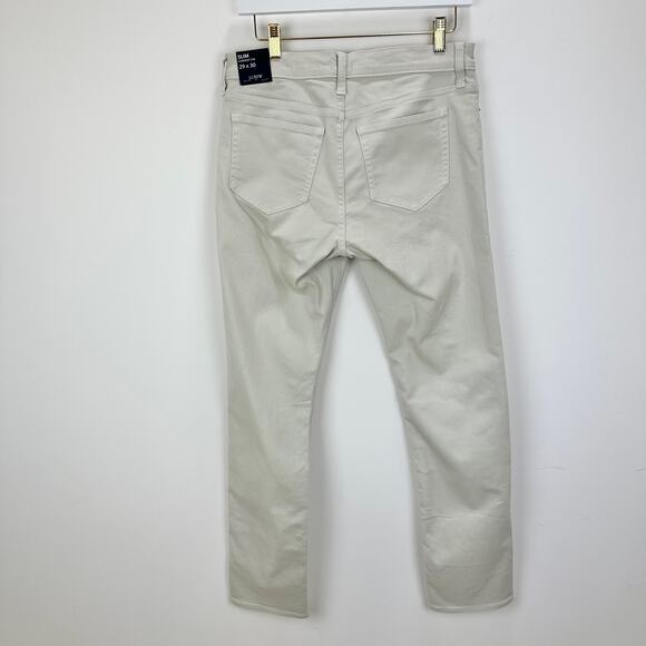 J.Crew Slim Fit Garment Dyed Five Pocket Pant Stone Beige Straight W29 L30 NWT - Picture 9 of 14